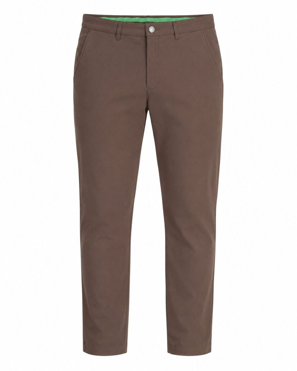 Golf Office Pants Mens 35x28 Brown Slim Fit Performance Polyester Bonobos